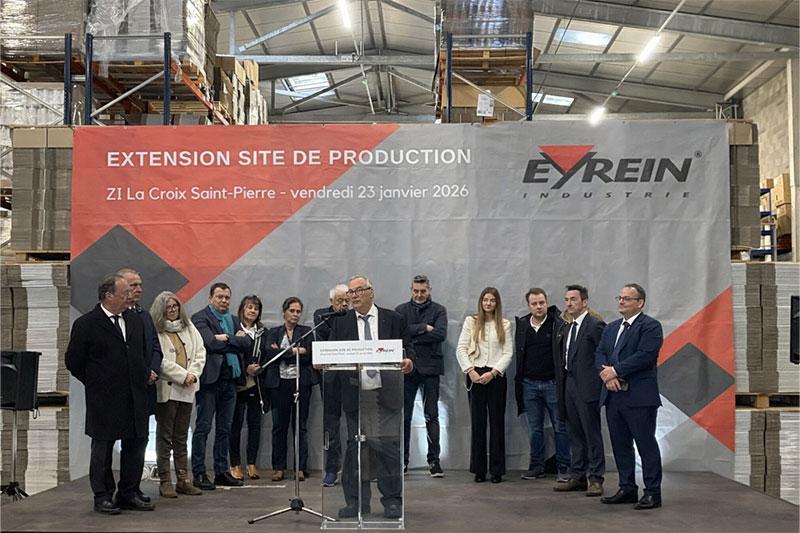 Eyrein investit 2 M€ sur son site