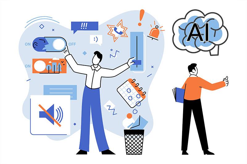 Travail hybride et IA s’installent dans le tertiaire