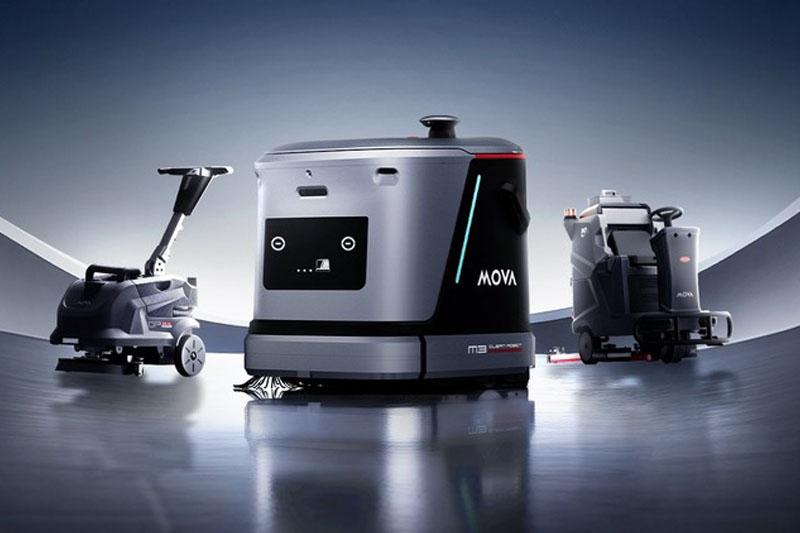 Un nouvel acteur du nettoyage professionnel : MOVA présente à Interclean Amsterdam une gamme de robots de nettoyage « plug-and-play »